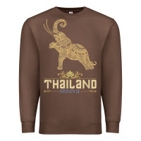 Chestnut Thai Flag Vacation Bangkok Travel Thailand Premium Sweatshirt - minhPixels