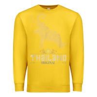 Lemon Thai Flag Vacation Bangkok Travel Thailand Premium Sweatshirt - minhPixels