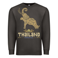 Smoke Thai Flag Vacation Bangkok Travel Thailand Premium Sweatshirt - minhPixels