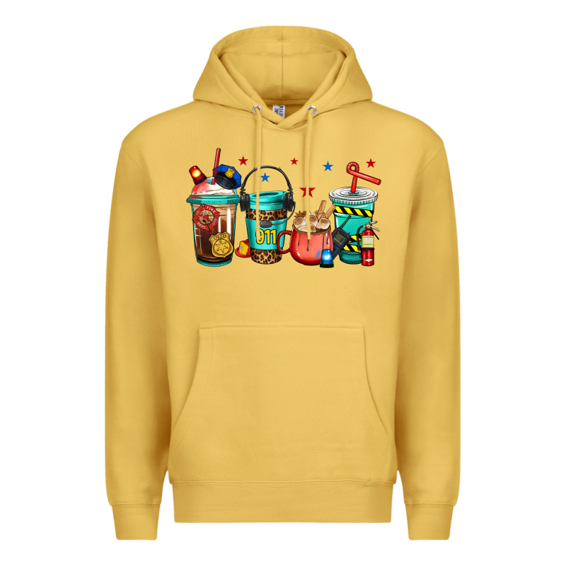 911 Police Firefighter Dispatcher Premium Hoodie by Jasminsmagicworld | Teevron