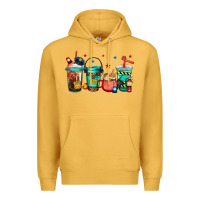 Mustard 911 police firefighter dispatcher Premium Hoodie - Jasminsmagicworld