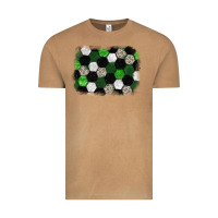 Vintage Camel Soccer leopard glitter background Vintage Tee - HowdyJamesFarm