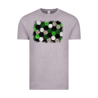 Vintage Zinc Soccer leopard glitter background Vintage Tee - HowdyJamesFarm