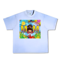Grape Ice Messy bun Autism mom 20oz skinny tumbler Urban Heavy Tee - TumblerDesignByShophia