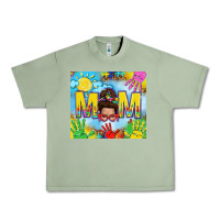 Oil Green Messy bun Autism mom 20oz skinny tumbler Urban Heavy Tee - TumblerDesignByShophia