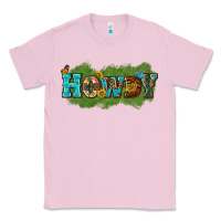 Bubblegum Pink Western Howdy Classic Tee - texasbilliewilder