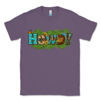 Lavender Western Howdy Classic Tee - texasbilliewilder