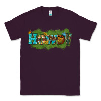 Plum Western Howdy Classic Tee - texasbilliewilder