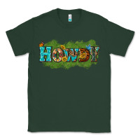 Sports Green Western Howdy Classic Tee - texasbilliewilder