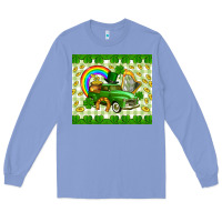 Colony Blue St. Patrick's truck Long Sleeve Tee - CowGirlArtShop