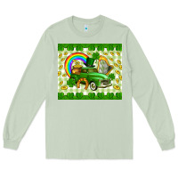 Matcha St. Patrick's truck Long Sleeve Tee - CowGirlArtShop