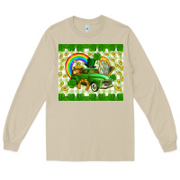 Mushroom St. Patrick's truck Long Sleeve Tee - CowGirlArtShop