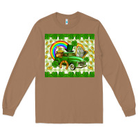 Toasted Coconut St. Patrick's truck Long Sleeve Tee - CowGirlArtShop