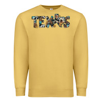 Antique Gold texas sunflower cowhide leopard texas map Premium Sweatshirt - Artiststas