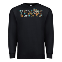 Black texas sunflower cowhide leopard texas map Premium Sweatshirt - Artiststas