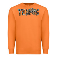 Carrot texas sunflower cowhide leopard texas map Premium Sweatshirt - Artiststas