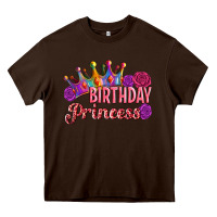 Chocolate Brown birthday princess Heavy Core Tee - Artiststas