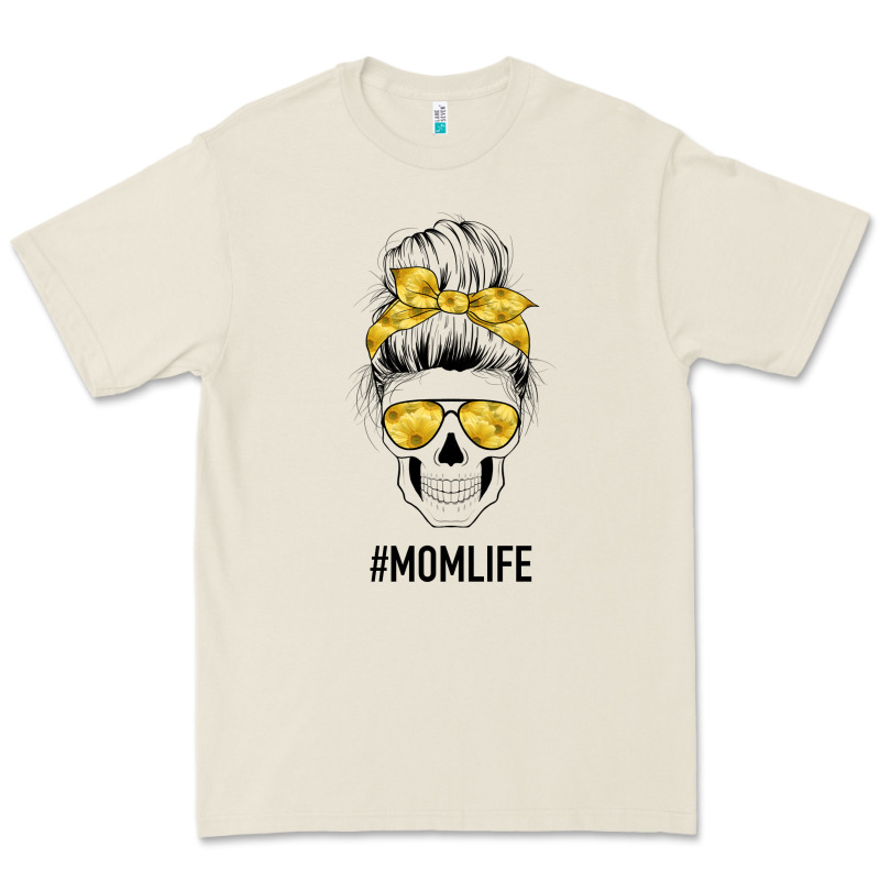 Yellow Flower Mom Skull Premium Tee by Bettercallsaul | Teevron