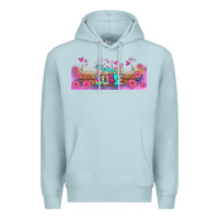 Blue Mist proud nurse libbey glass Premium Hoodie - BundleAndBundleShop