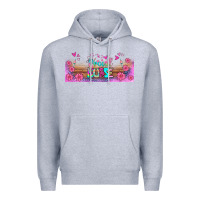 Heather Grey proud nurse libbey glass Premium Hoodie - BundleAndBundleShop