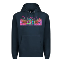 Navy proud nurse libbey glass Premium Hoodie - BundleAndBundleShop