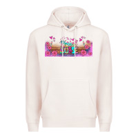 Pale Pink proud nurse libbey glass Premium Hoodie - BundleAndBundleShop