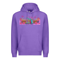 Purple proud nurse libbey glass Premium Hoodie - BundleAndBundleShop