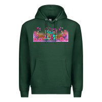 Sports Green proud nurse libbey glass Premium Hoodie - BundleAndBundleShop