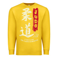 Lemon Judo Cool Japanese Symbol Judoka Martial Arts Lover Gift Premium Sweatshirt - minhPixels