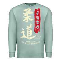 Seafoam Judo Cool Japanese Symbol Judoka Martial Arts Lover Gift Premium Sweatshirt - minhPixels