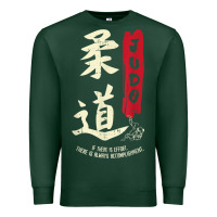 Sports Green Judo Cool Japanese Symbol Judoka Martial Arts Lover Gift Premium Sweatshirt - minhPixels