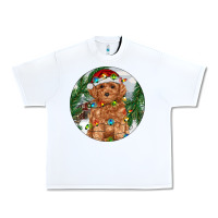 White Toy Poodle And Farm Urban Heavy Tee - RanaPortraitStore