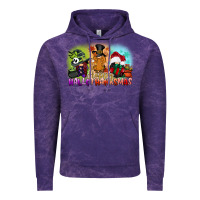 Cloud Purple happy hallothanksmas gnomes Vintage Hoodie - CowGirlArtShop