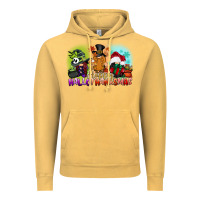 Vintage Mustard happy hallothanksmas gnomes Vintage Hoodie - CowGirlArtShop