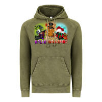Vintage Olive happy hallothanksmas gnomes Vintage Hoodie - CowGirlArtShop