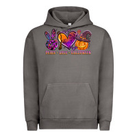 Pigment Tornado peace love halloween Urban Hoodie - AdoDesignShop