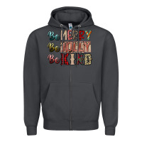Smoke be merry be jolly be kind Zipper Hoodie - SublimationCraftShop