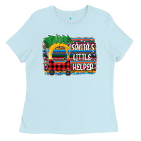 Baby Blue santa little helper Ladies Tee - Bettercallsaul