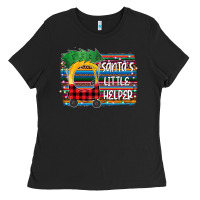 Black santa little helper Ladies Tee - Bettercallsaul