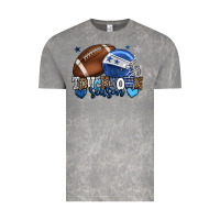Cloud Rock Touchdown season American Football blue team color Vintage Tee - HowdyJamesFarm