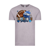 Vintage Zinc Touchdown season American Football blue team color Vintage Tee - HowdyJamesFarm