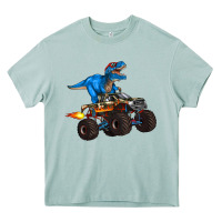 Arona monster truck and  t rex dinosaur Heavy Core Tee - Artiststas