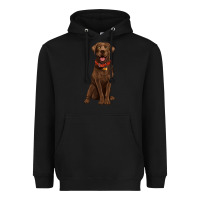 Black chocolate lab labrador retriever Heavyweight Hoodie - Artiststas