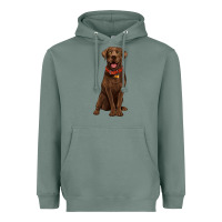 Sage chocolate lab labrador retriever Heavyweight Hoodie - Artiststas