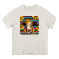 Cream serape hereford coaster Heavy Core Tee - JahusDesignShop