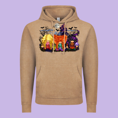 Hocus Pocus Gnomes Vintage Hoodie Designed By Cowgirlartshop