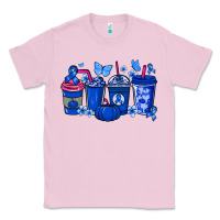 Bubblegum Pink Colon Cancer coffee cups blue ribbon Classic Tee - NancyCooperArtShop