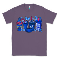 Lavender Colon Cancer coffee cups blue ribbon Classic Tee - NancyCooperArtShop