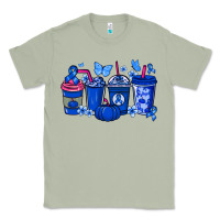 Matcha Colon Cancer coffee cups blue ribbon Classic Tee - NancyCooperArtShop