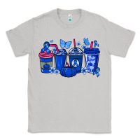 Moon Dust Colon Cancer coffee cups blue ribbon Classic Tee - NancyCooperArtShop